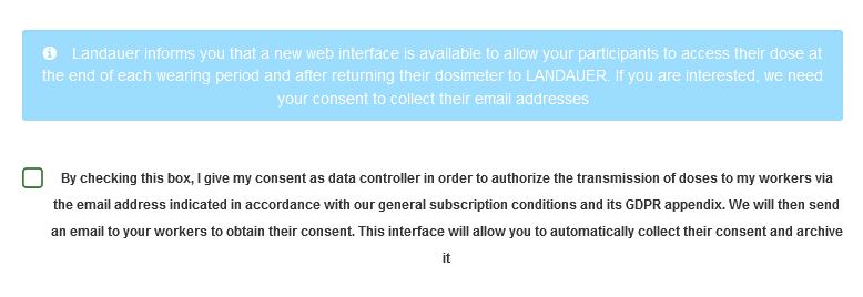 Consent using data