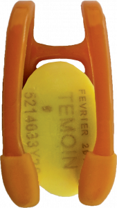 Control dosimeter for lens of eye dosimeter