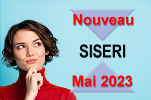 Nouveau SISERI mai 2023